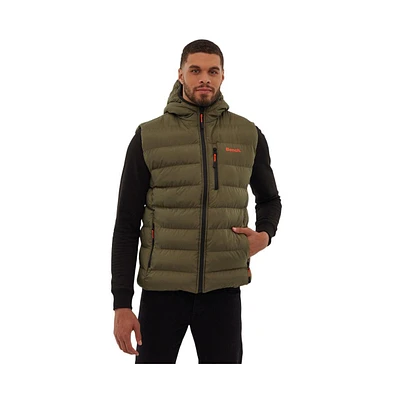 Bench Dna Men's Galban Hooded Puffer Vest