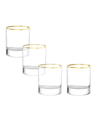 Stolzle Lausitz Cabaret Whiskey Single Old Fashioned Glasses, Set of 4