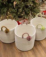 Colonial Mills Candy Cane Basket