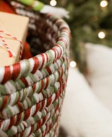 Colonial Mills Holiday Tweed Braided Basket