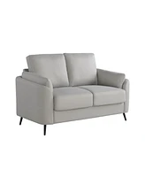 Studio Living 55.5"W Polyester Berlin Loveseat