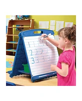 Copernicus Tabletop Easel with Dry Erase Boards, Pocket Chart, and Storage Tubs