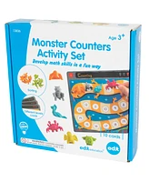 edxeducation Monster Counters Activity Set, Set of 36, 10 Double-Sided Activity Boards