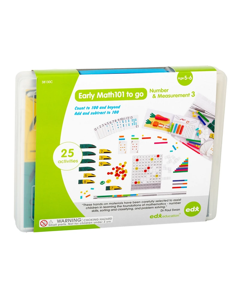 edxeducation Early Math101 To Go - Number Measurement - In Home Learning Kit for Kids