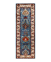 Adorn Hand Woven Rugs Serapi M1999 2'9"x8'2" Runner Area Rug