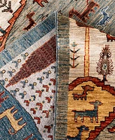 Adorn Hand Woven Rugs Tribal M1999 7'10"x9'7" Area Rug