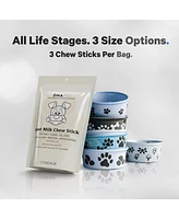 Dna Pet Goat Milk Chew Sticks for Dogs Supplement - High Protein, Beef Collagen, Cheese & Probiotics