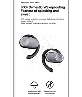 Skct True Wireless Wind Conduction Bluetooth Earphones, Q2, Silver