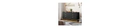 Dresser For Bedroom, Large 6 Drawer Organizer With Golden Metal Handle And Legs, Modern Chest Of Drawers, Closet, Hallway, L