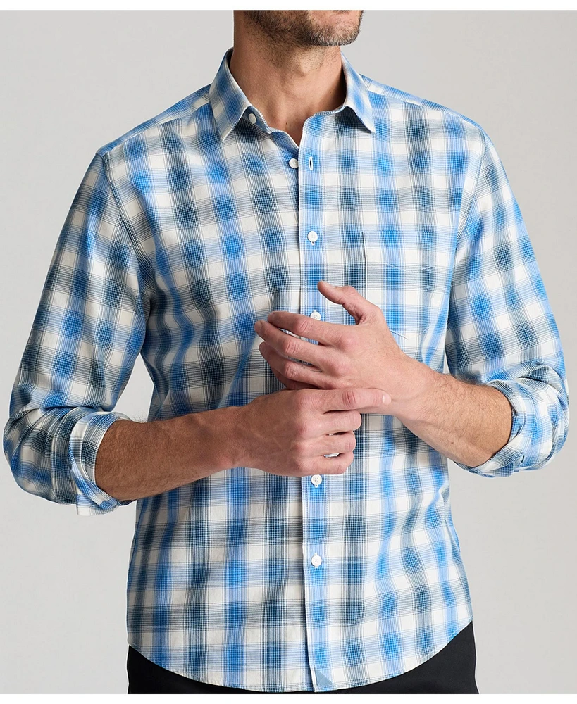 UNTUCKit Men's Regular Fit Bauer Flannel Button Up Shirt