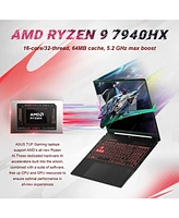 Asus Tuf A16 16" Gaming Traditional Laptop Amd Ryzen 9 7940HX 16GB Ram Nvidia GeForce Rtx 4060 512GB Ssd Storage Windows 11 Home Fhd+ 165Hz
