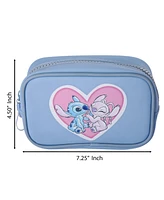 Disney Stitch & Angel Camera Bag Shaped Cosmetic Bag for Travel