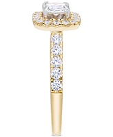 Diamond Princess Halo Engagement Ring (1 ct. t.w.) in 14k Gold