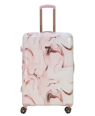 Thalia Sodi Marble Swirl 30" Expandable Luggage