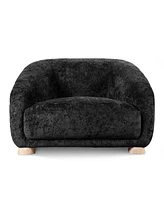 Furniture of America 42" Waxley Chemille Sloped Arm Chair