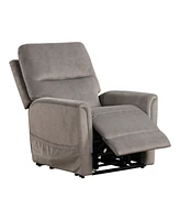 Furniture of America 33" Polyester Nightfall Power Recliner Lift Chair