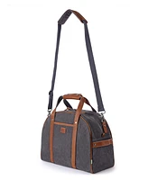 Tsd Brand Stone Creek Waxed Canvas Weekender