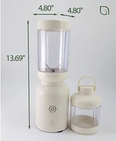 Willow Kitchen Warrior Countertop Blender - Powerful Motor, Versatile, Blend and Go with Straw or Storage Lid.