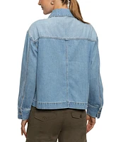 Sanctuary Women's Make Way Button-Front Denim Jacket