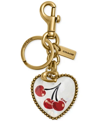 Coach Vintage Heart Cherry Bag Charm