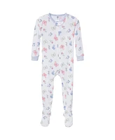 Gerber Baby Girls Baby Snug Fit Footed Pajamas, 2-Pack