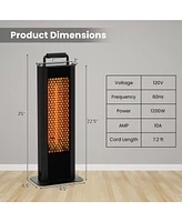 Sugift IP65 Waterproof Aluminum Heater with Double-Sided Heating and Overheat Protection