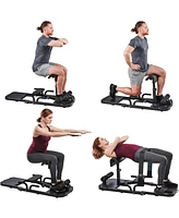 Lifepro GluteBlast Hip Thrust Machine – Premium Home Gym Glute & Squat Bench with Resistance Bands