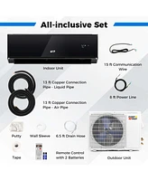 Costway 18000BTU Wifi Enabled Mini Split Air Conditioner & Heater with Heat Pump