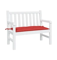 vidaXL Garden Bench Cushion Red 39.4"x19.7"x2.8" Oxford Fabric