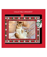 Ganz Cat Meowy Christmas Frame Ornament