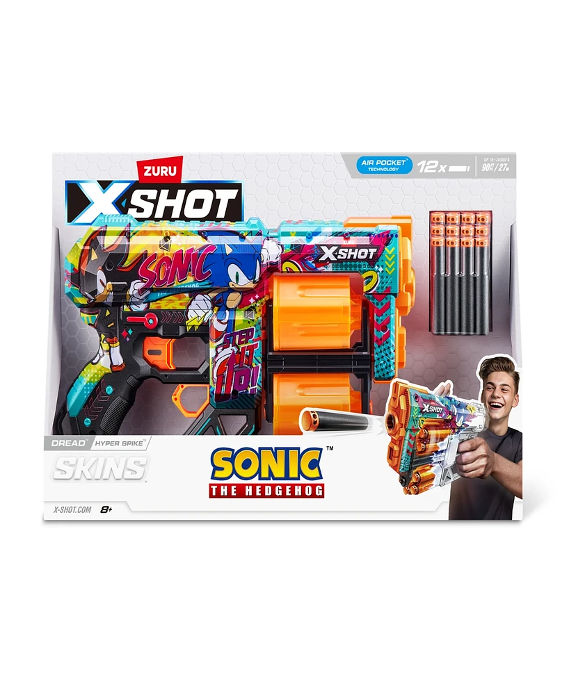 X-Shot Skins Sonic Hyper Spike Dread Dart Blaster