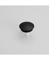 Greenspring Bathroom Sink Overflow Cover Matte Black Brass Basin Vanity Ceramic Vessel Kitchen Trim Replacement Round Caps Dual Layer Insert