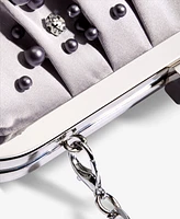 I.n.c. International Concepts Allover Pearl and Crystal Small Satin Clutch, Exclusively at Macy's