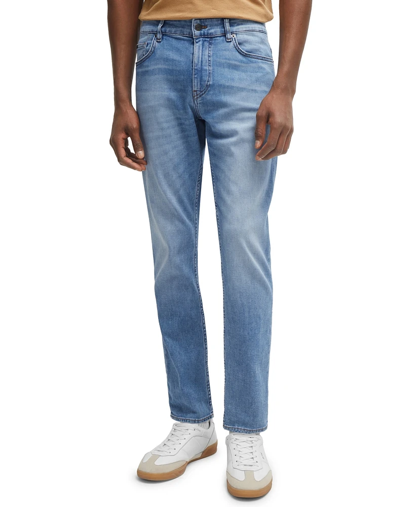 Boss by Hugo Men's Soft Stretch Slim-Fit Jeans