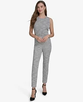 Halston Women's Mid-Rise Boucle Skinny-Leg Pants