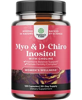 Nature's Craft Myo & D-Chiro Inositol Capsules, Choline Inositol Supplement for Cycle & Fertility Support, Womens Hormone Balance Supplement, Nature's