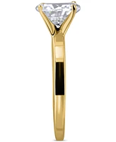 Giani Bernini Cubic Zirconia Solitaire Ring (3-1/2 ct. t.w.) in 18k Gold Over Sterling Silver, Exclusively at Macy's