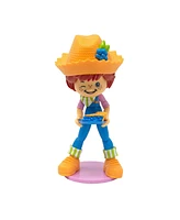 Boss Fight Studio Strawberry Shortcake Huckleberry Pie with Pupcake, Collectible Action Figure – Highly Articulated Fruity Scented Figurine wit