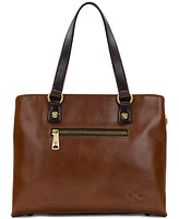 Patricia Nash Moggie Small Leather Satchel