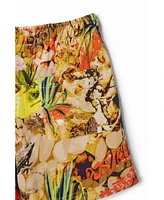 Desigual Boys Tie-dye Bermuda jogger shorts