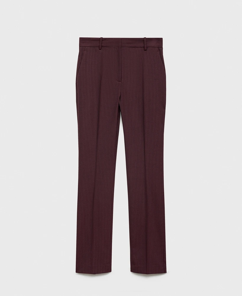 Mango Women's Pinstripe Suit Pants