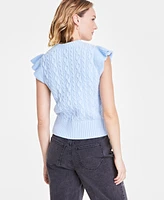 On 34th Women's Cable-Knit Flutter-Sleeve Sweater, Exclusively at Macy's