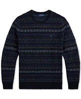 Polo Ralph Lauren Men's Big & Tall Fair Isle Wool Sweater