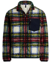 Polo Ralph Lauren Men's Plaid Pile Fleece Hybrid Jacket