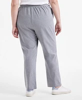 Style & Co Plus Size Knit Pull-On Pants, Created for Macy's
