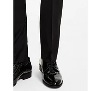 Calvin Klein Men's Slim-Fit Wool-Blend Tuxedo Pants