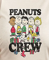 Hybrid Apparel Plus Peanuts Crew Graphic Pullover Top