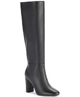 Karl Lagerfeld Paris Women's Vani Almond toe Heeled Boots