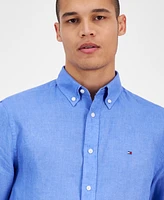 Tommy Hilfiger Men's Regular-Fit Pigment-Dyed Linen Shirt