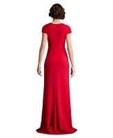 Tadashi Shoji Women's Russo Asymmetric Twist-Knot Gown